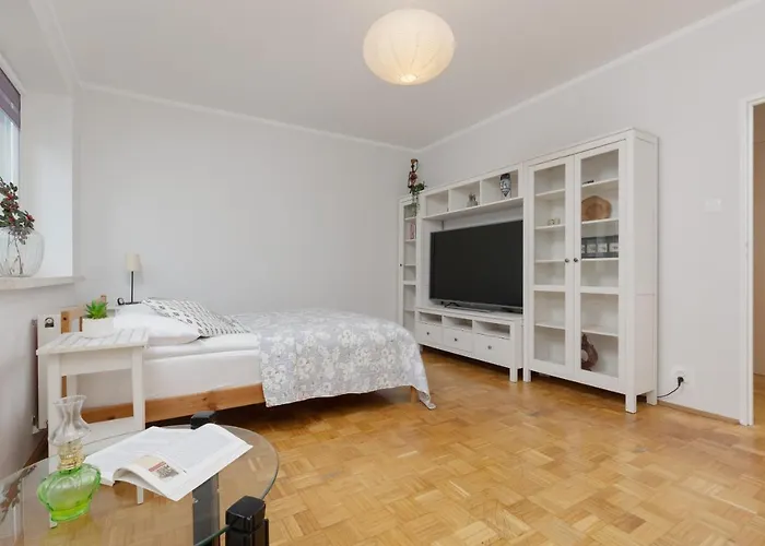 Bielany With Office Near Metro Station By Renters Apartment *